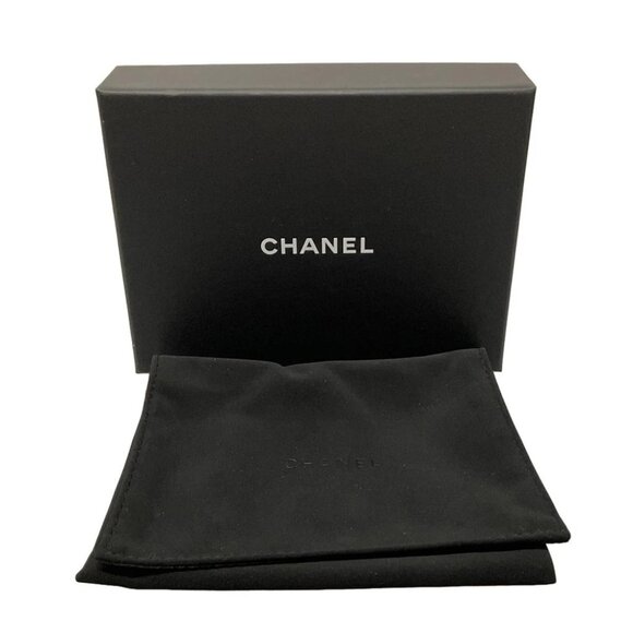 Auth CHANEL Matelasse Khaki Calfskin Trifold Wallet Gold hardware - Picture 11 of 11